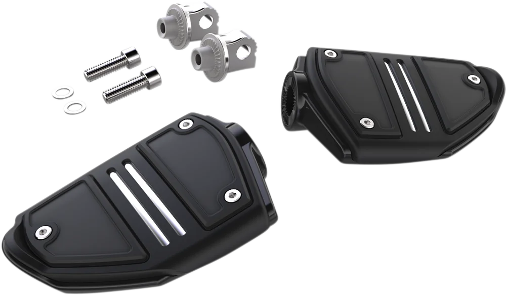 Ciro Twin Rail Footpeg - With Mount - Black 61425 - Main Product View