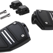 Load image into Gallery viewer, Ciro Twin Rail Footpeg - With Mount - Black - Softail 61426 - Main Product View