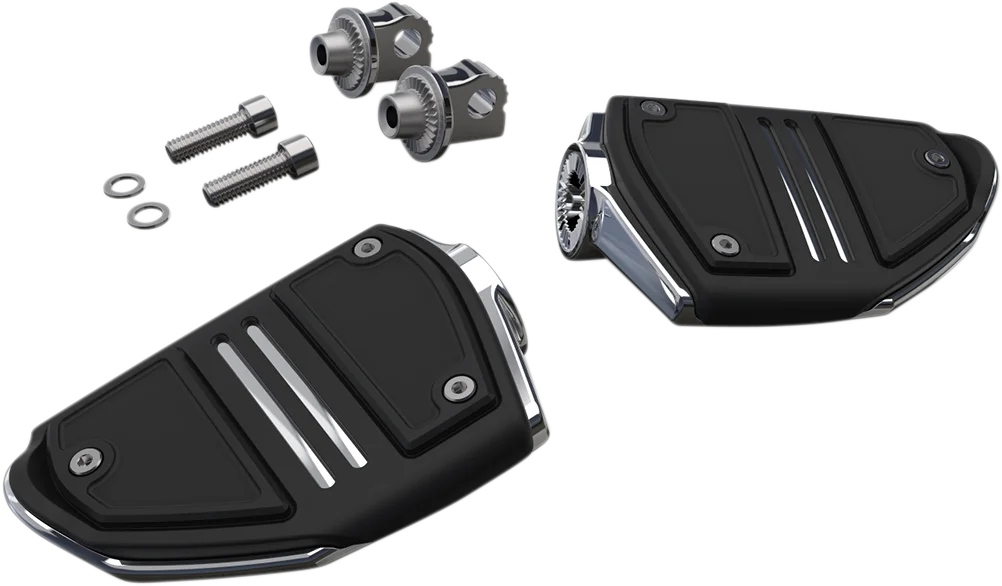Ciro Twin Rail Footpeg - With Mount - Chrome 61405 - Main Product View