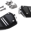 Load image into Gallery viewer, Ciro Twin Rail Footpeg - With Mount - Chrome - Softail 61406 - Main Product View