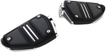 Load image into Gallery viewer, Ciro Twin Rail Footpeg - With Mount - Chrome - Softail 61406 - Side View