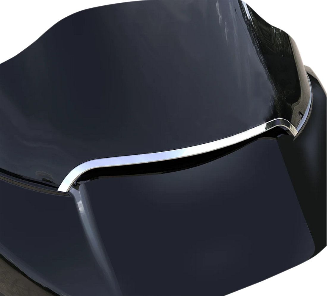 Ciro Windshield Center Light Trim - Black 11053 - Installation View