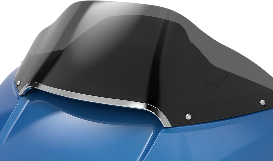 Ciro Windshield Center Light Trim - Chrome 11052 - Installation View