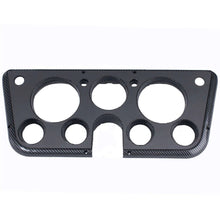 Load image into Gallery viewer, Clayton Machine Works Gauge Bezel 67-72 GM P/U Carbon Fiber With Gray 6772-C