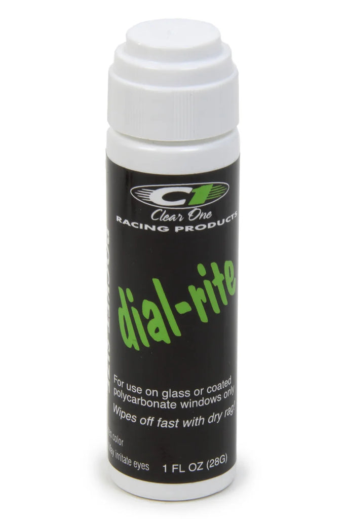 Clear One Dial-In Window Marker White 1oz Dial-Rite DRP1