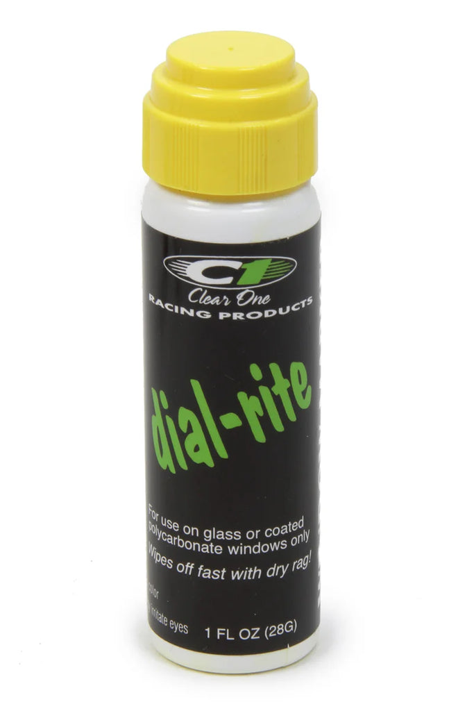 Clear One Dial-In Window Marker Yellow 1oz Dial-Rite DRP2