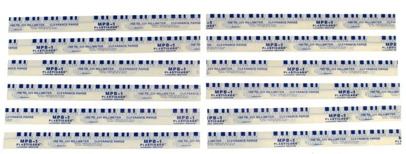 Clevite Plastigage Blue Plastigage - 12 Pack - Side View