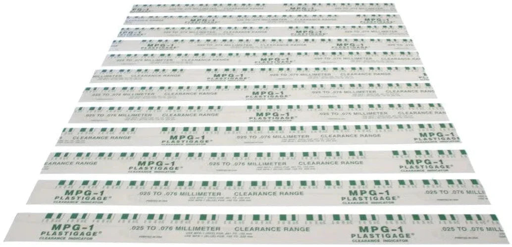 Clevite Plastigage Green Plastigage - 12 Pack - Side View