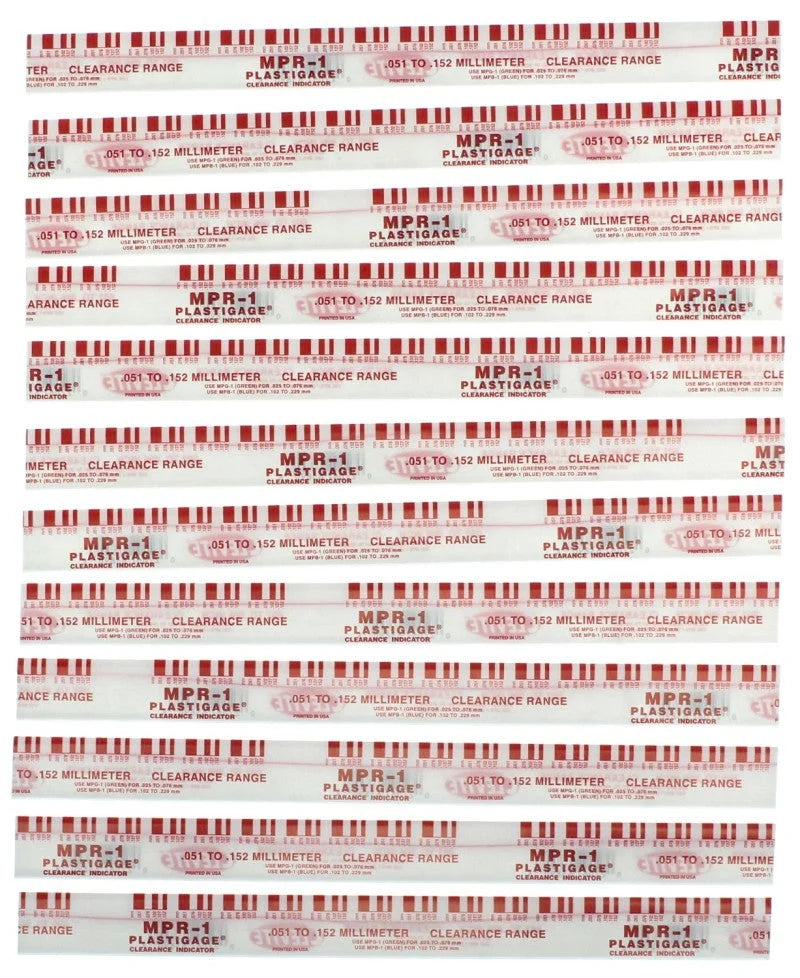 Clevite Plastigage Red Plastigage - 12 Pack - Main Product View