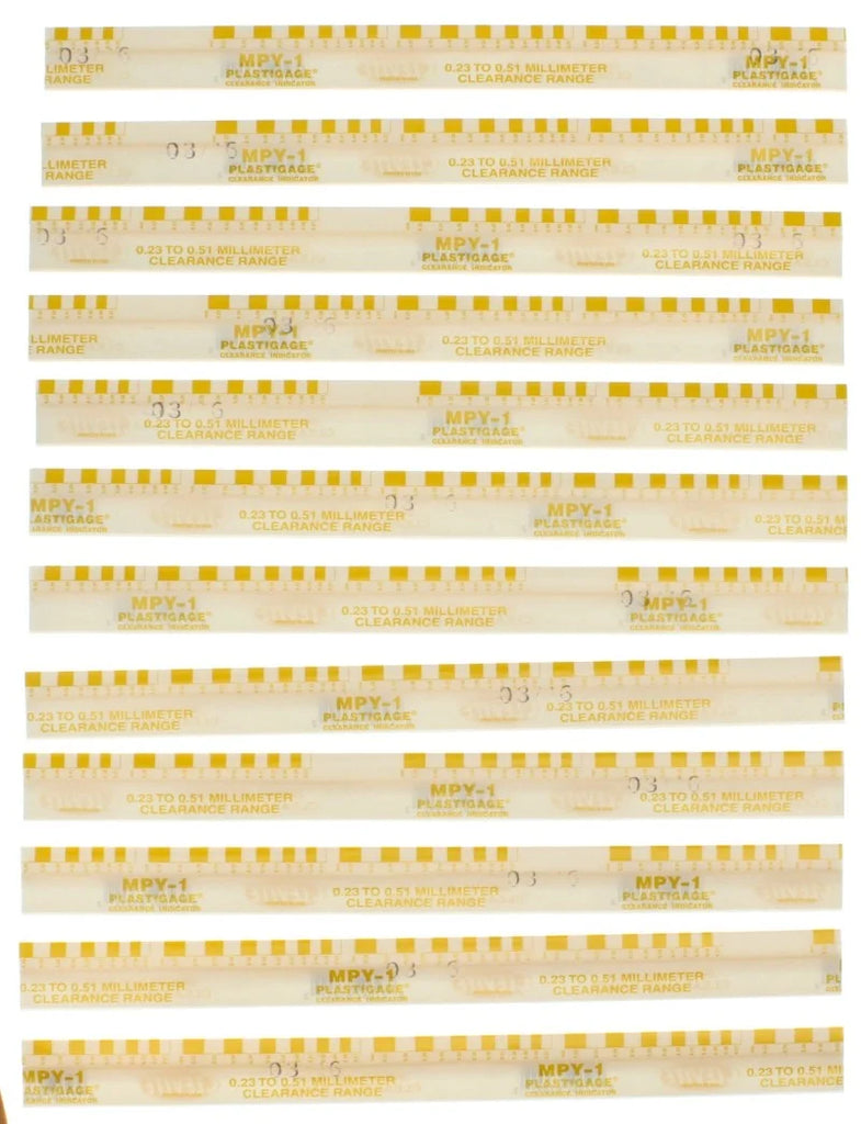 Clevite Plastigage Yellow Plastigage - 12 Pack - Main Product View