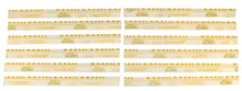 Load image into Gallery viewer, Clevite Plastigage Yellow Plastigage - 12 Pack - Side View