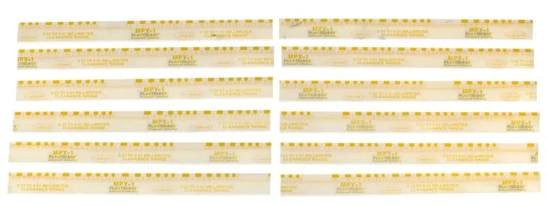Clevite Plastigage Yellow Plastigage - 12 Pack - Side View