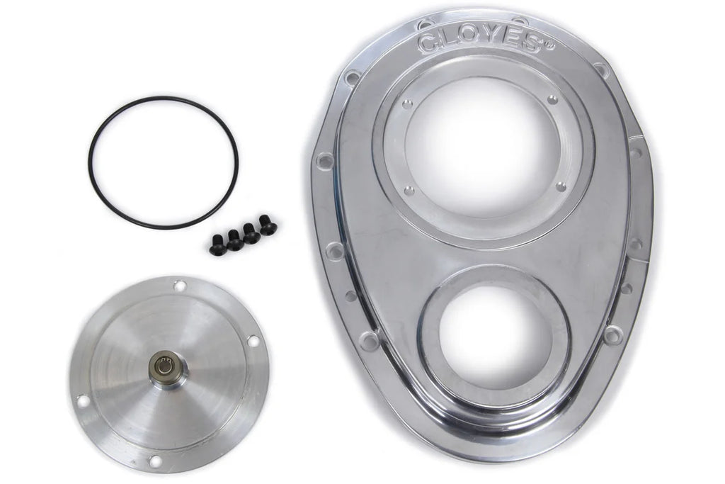 Cloyes Aluminum Timing Cover - fits SBC w/BBC Snout