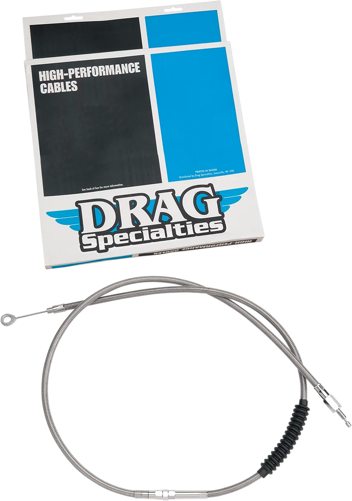 Clutch Cable - Braided DragSpecialties 5320206HE - Side View