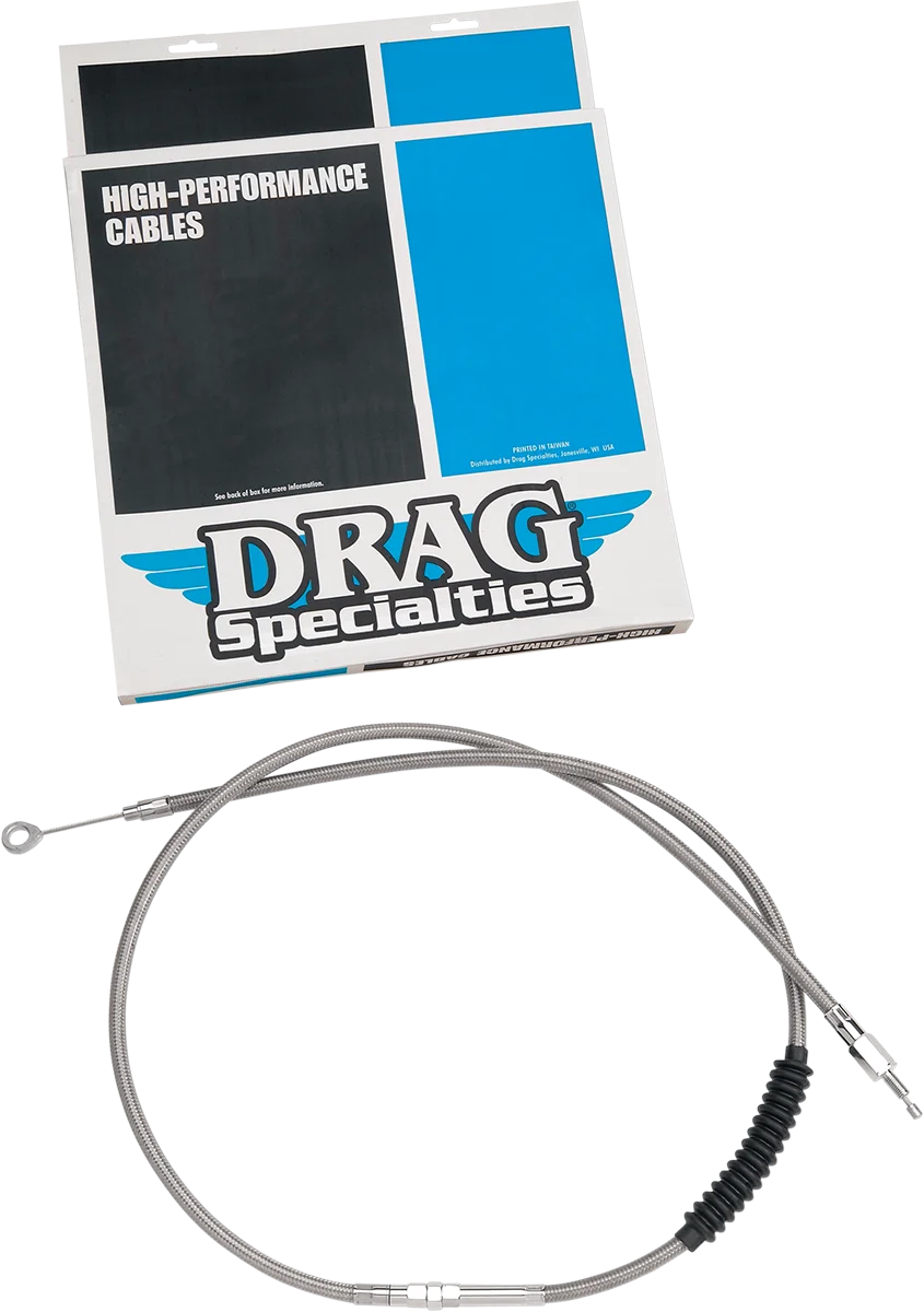 Clutch Cable - Braided DragSpecialties 5320700HE - Back View