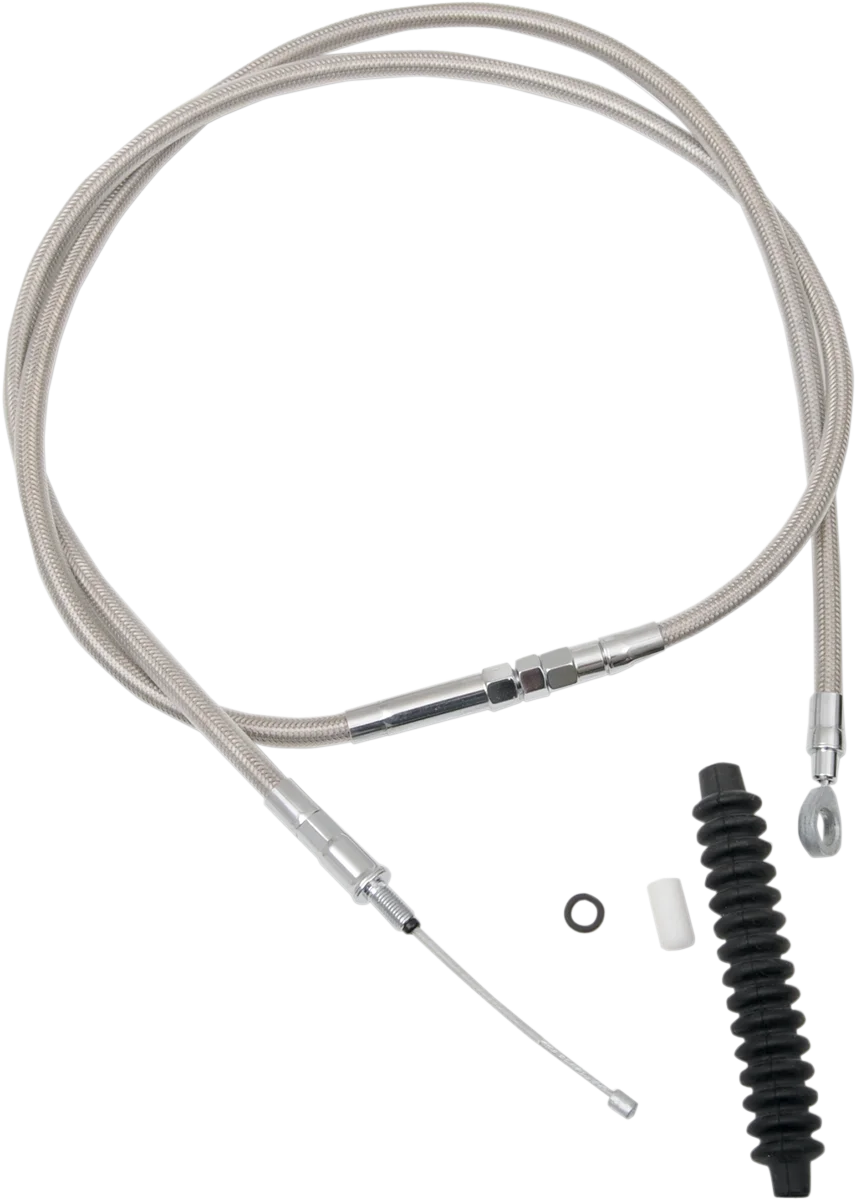 Clutch Cable - Braided DragSpecialties 5321706HE - Side View