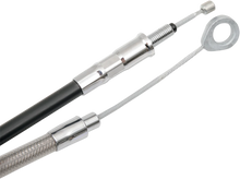 Load image into Gallery viewer, Clutch Cable - Braided DragSpecialties 5322400HE - Side View