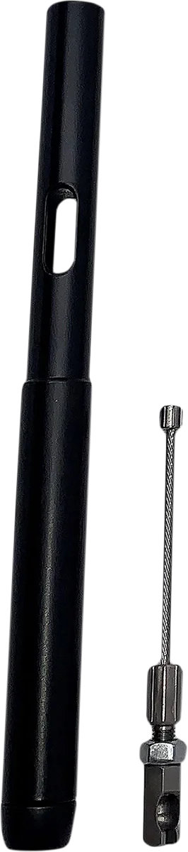 Clutch Cable Extension - 6" - Braided - Side View