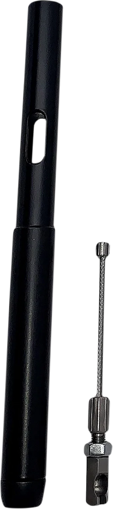 Clutch Cable Extension - 8" - Braided - Side View