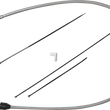 Load image into Gallery viewer, Clutch Cable - Upper - 41" - Stainless Steel DragSpecialties 5323502HE - Side View