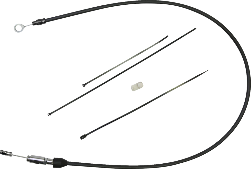 Clutch Cable - Upper - 42" - Black/Black DragSpecialties 6323408HE - Main Product View