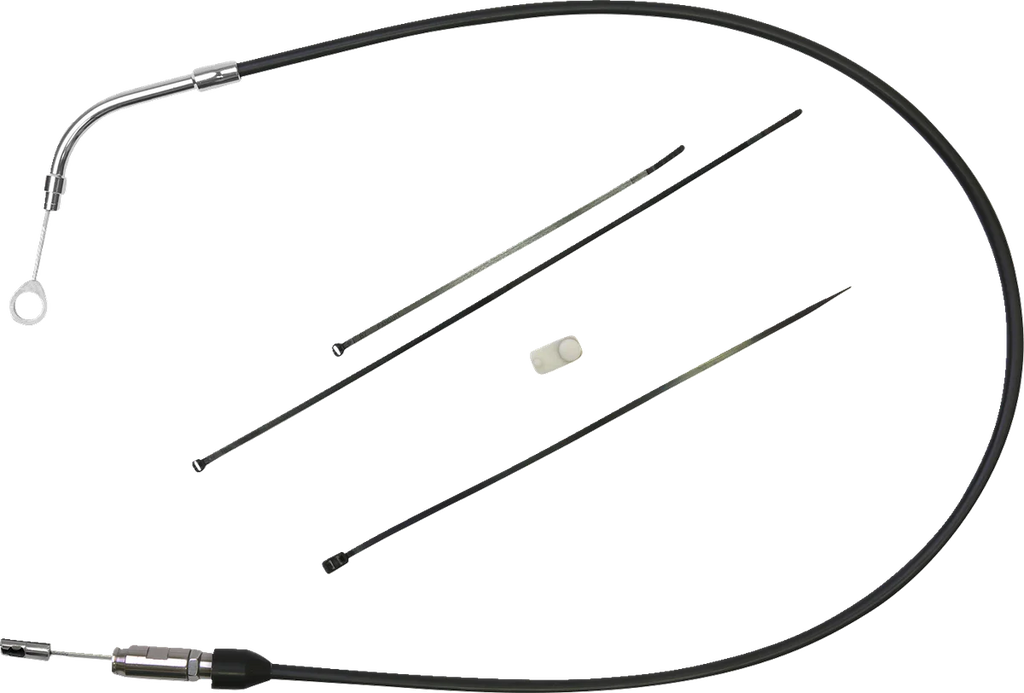 Clutch Cable - Upper - 45" - Black/Chrome DragSpecialties 4323506HE - Main Product View