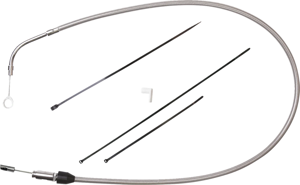 Clutch Cable - Upper - 45" - Stainless Steel DragSpecialties 5323506HE - Main Product View