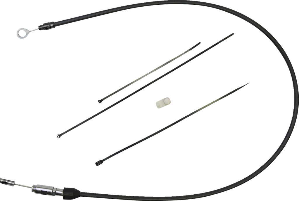 Clutch Cable - Upper - 56" - Black/Black DragSpecialties 6323422HE - Main Product View