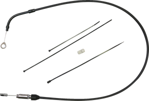 Clutch Cable - Upper - Bent Tube - 47" - Black/Black DragSpecialties 6323508HE - Main Product View