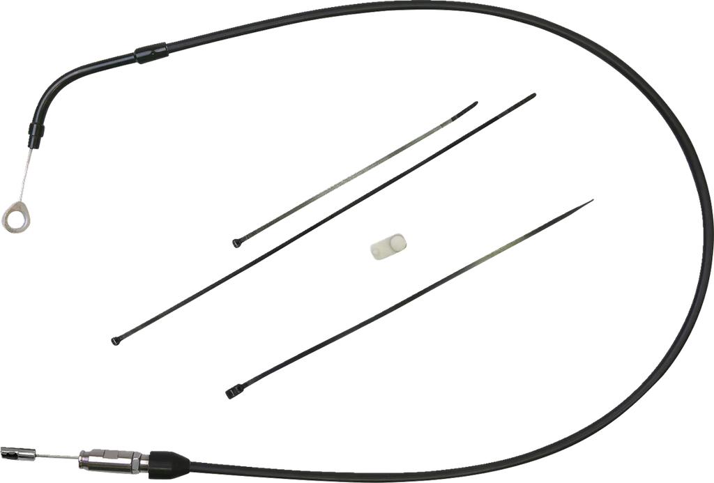 Clutch Cable - Upper - Bent Tube - 49" - Black/Black DragSpecialties 6323510HE - Main Product View