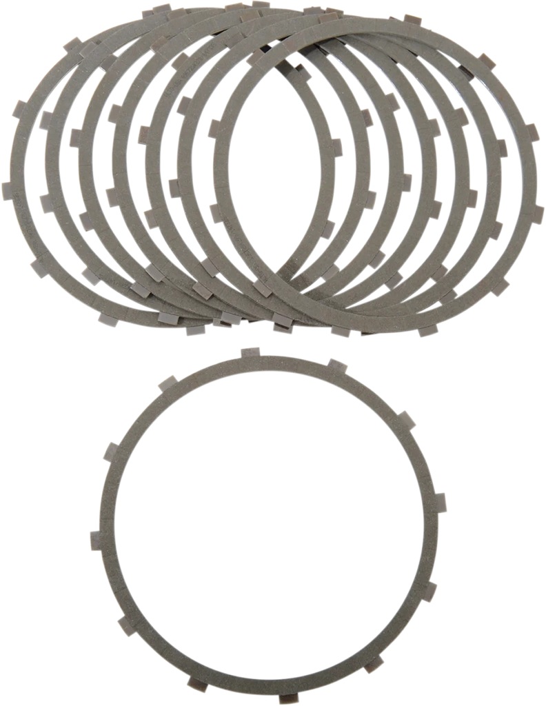 Clutch Friction Plate Set - Side View