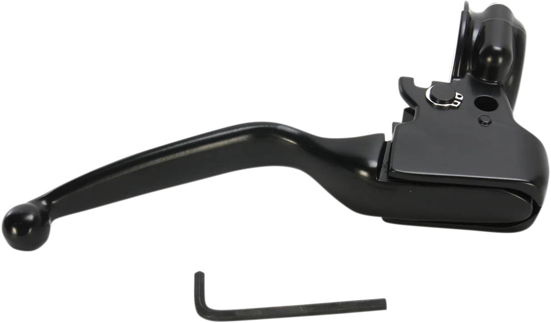 Clutch Lever Assembly - Black DragSpecialties H07-0780MB-2 - Installation View