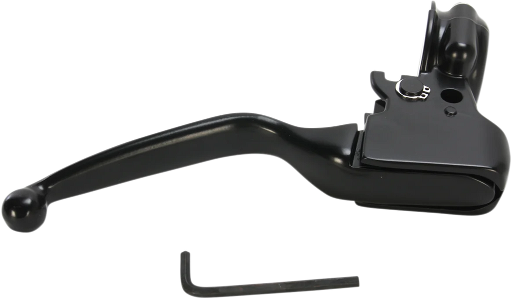 Clutch Lever Assembly - Black DragSpecialties H07-0780MB-2 - Installation View