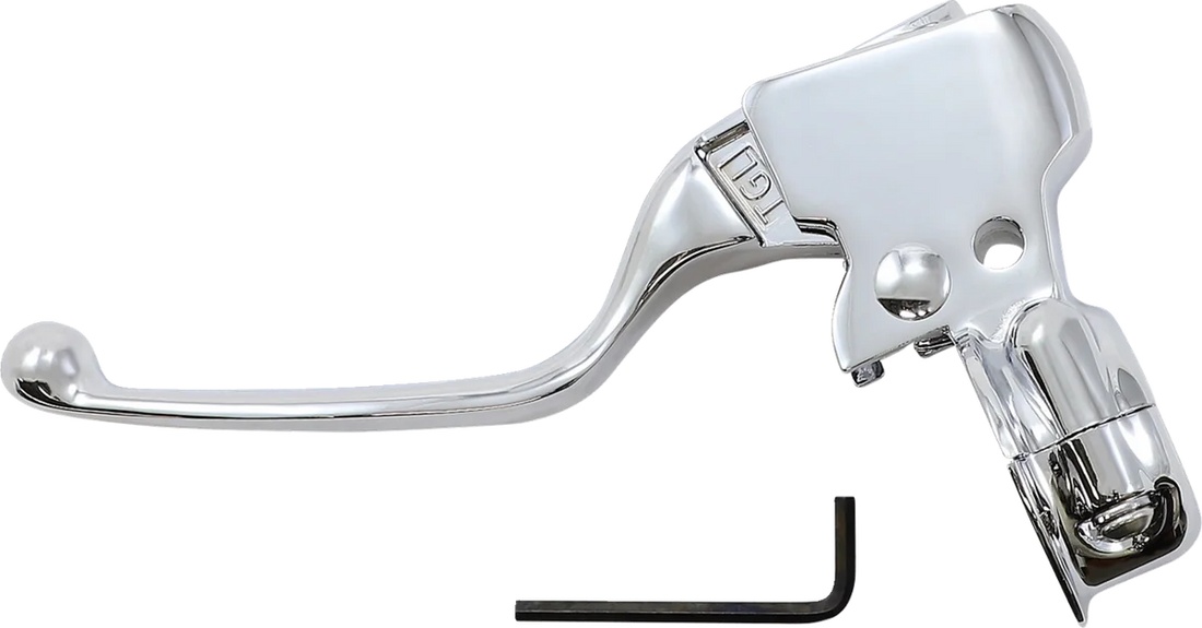 Clutch Lever Assembly - Black DragSpecialties H07-0805MB-2 - Side View