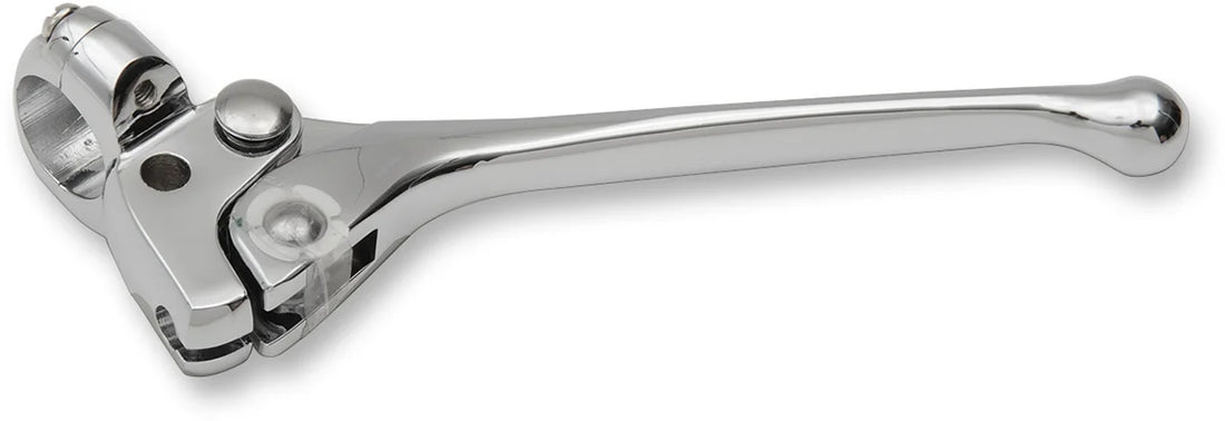Clutch Lever - Polished DragSpecialties 07-0501 - Side View