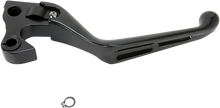 Load image into Gallery viewer, Clutch Lever - Wide Blade - Slotted - Black DragSpecialties H07-0602MB-C - Main Product View