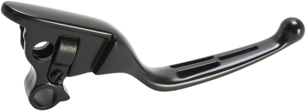 Clutch Lever - Wide Blade - Slotted - Black DragSpecialties H07-0603MB-C - Main Product View