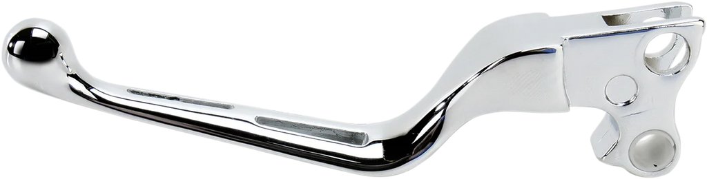 Clutch Lever - Wide Blade - Slotted - Black DragSpecialties H07-0769B-C - Side View