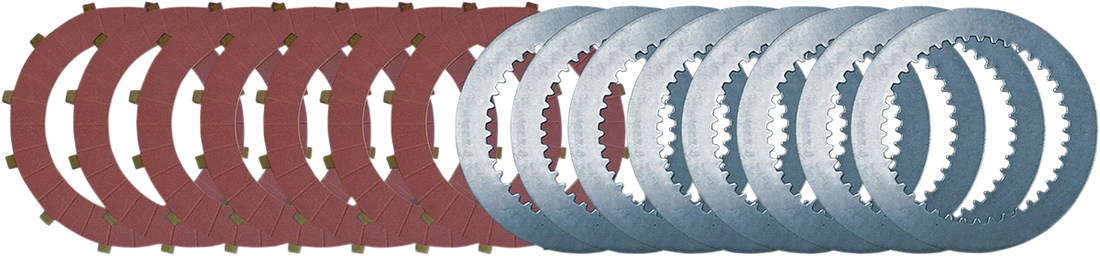 Clutch Plates - Side View