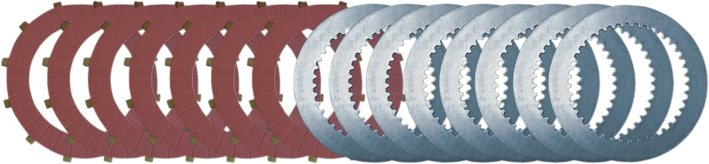 Clutch Plates - Side View