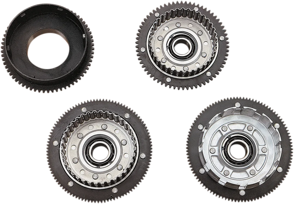Clutch Shell - '98-'06 Big Twin DragSpecialties 148112-BX-LB2 - Side View