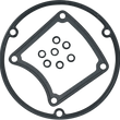 Load image into Gallery viewer, Clutch/Inspection Seal Kit - FLT James Gasket JGI-25416-85-K - Main Product View