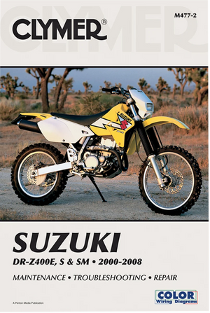 Clymer Manual - Suzuki DR-Z400 '00-'12 CM4774 - Main Product View