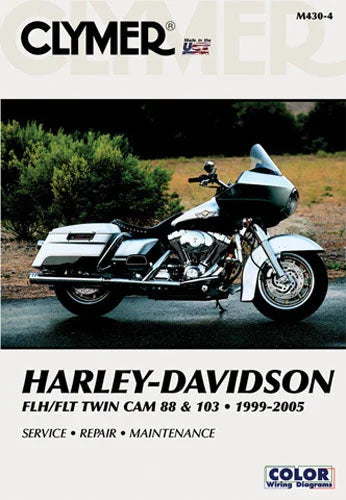 Clymer Shop Manuals CLYMER MANUAL H-D FLH/FLT TWIN CAM 88 & 103 99-05 CM4304