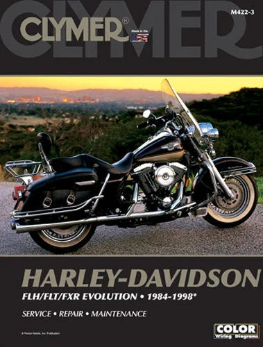 Clymer Shop Manuals CLYMER MANUAL H-D FLH/FLT/FXR EVOLUTN 84-98 CM4223