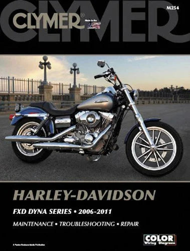 Clymer Shop Manuals CLYMER MANUAL HARLEY DAVIDSON DYNA SERIES 06'-011' CM254