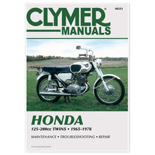 Load image into Gallery viewer, Clymer Shop Manuals CLYMER MANUAL HON 125-200CC TWINS 65-78 CM321