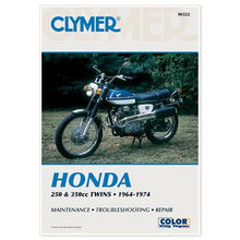 Load image into Gallery viewer, Clymer Shop Manuals CLYMER MANUAL HON 250-350CC TWINS 64-74 CM322