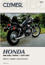 Load image into Gallery viewer, Clymer Shop Manuals CLYMER MANUAL HON 400-450 TWINS 78-87 CM334