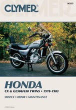 Load image into Gallery viewer, Clymer Shop Manuals CLYMER MANUAL HON CX &amp; GL500/650 TWINS 78-83 CM335